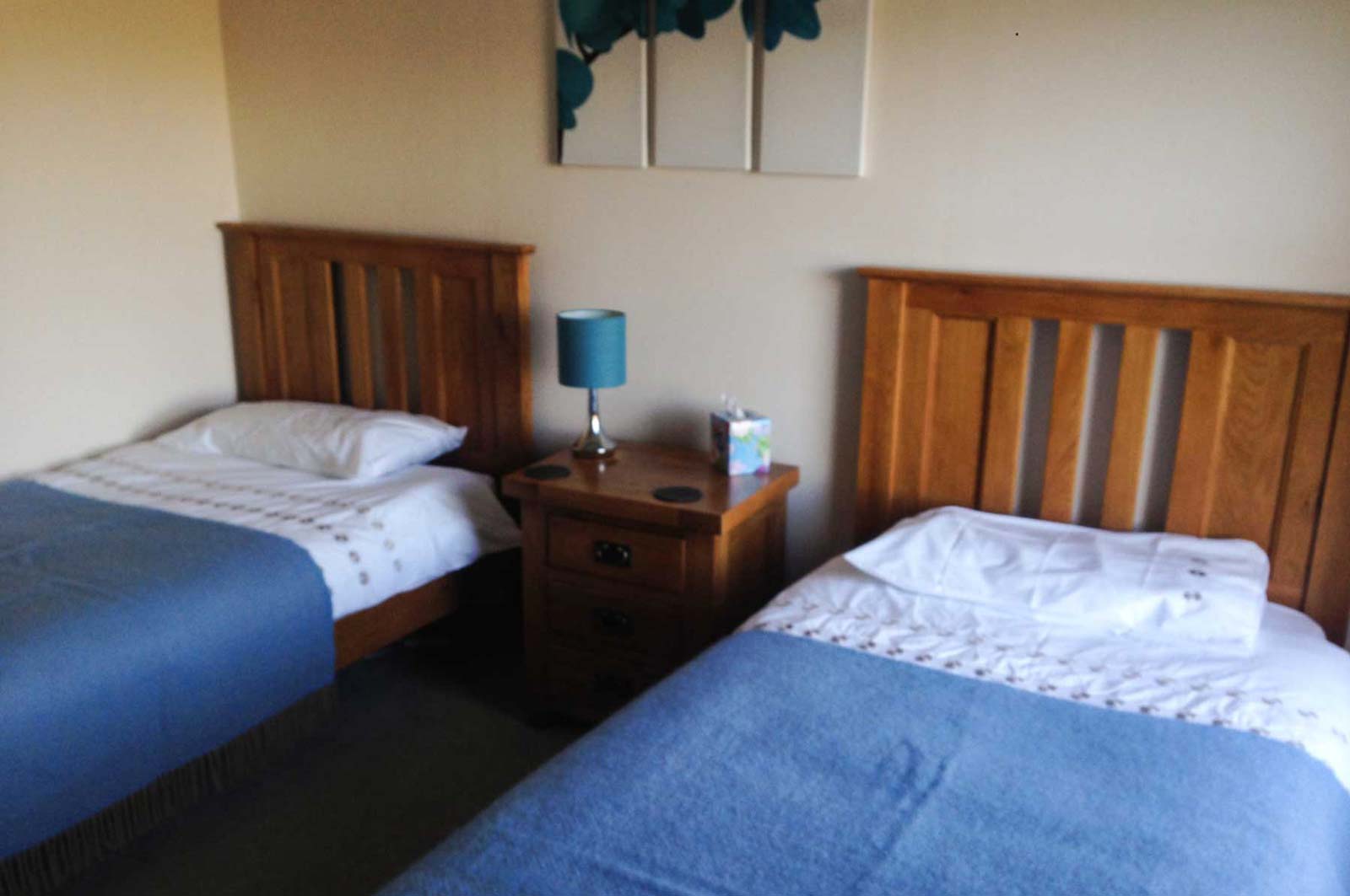 ivy cottage strathpeffer twin bedroom